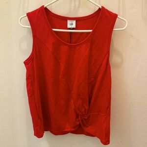 NWT CAbi Sleeveless Knotted Tank
